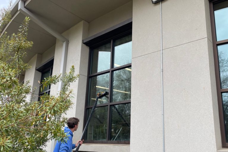 Shopping Center Window Cleaning