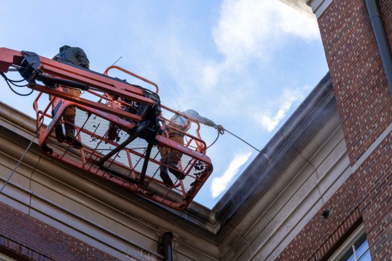 Nursing Home Gutter Cleaning