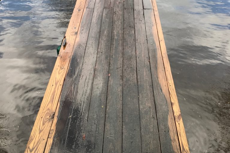 Residential Pressure Washing Deck